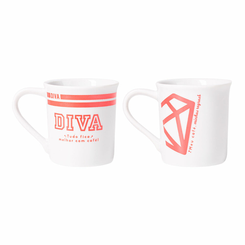 Caneca Cilíndrica 140ml 2 Unidades - Diva College 34755