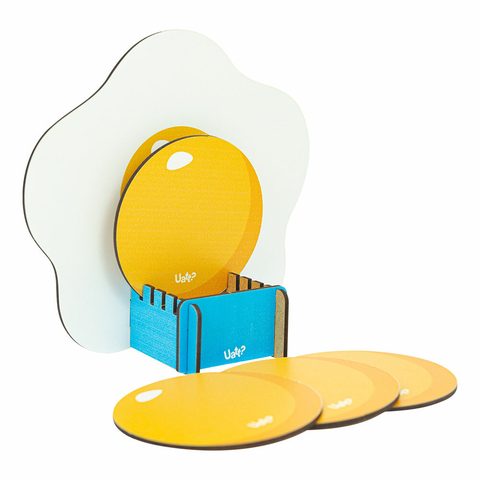 Porta Copos Shape com Suporte - Eggscuse-me