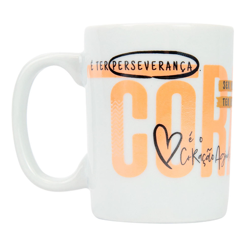 Caneca Cilíndrica Pequena - Essência Coragem