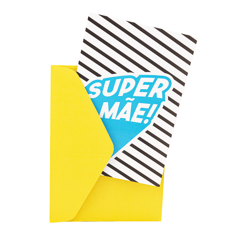 Cartão - Super Mãe