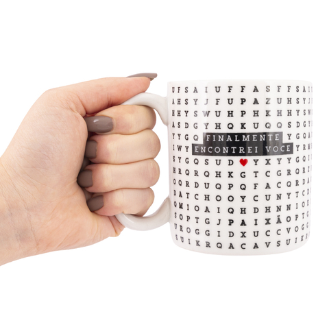 Caneca Cilíndrica - Caça Palavra