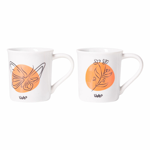 Caneca Cilíndrica 140ml 2 Unidades - Sobre Voar 34803