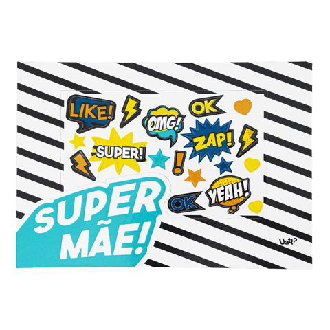 Porta-retrato Magnético - Super Mãe