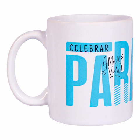 Caneca Cilíndrica 330ml - Essência Parabéns 34148