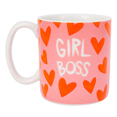 Caneca Cilíndrica com Coador - Love Canecas Girl Boss na internet