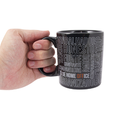 Caneca Cilíndrica Preta - The Boss 32151 - Maga's Store