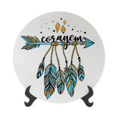 Prato Decorativo Boho Coragem