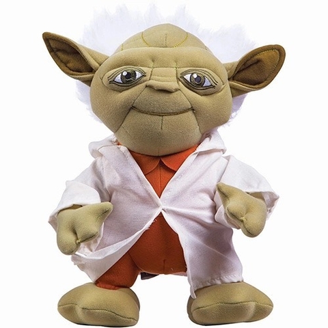Boneco Pelúcia Star Wars 40cm - Mestre Yoda
