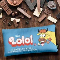 Almofada Palito Chocolate Lolol Fechado