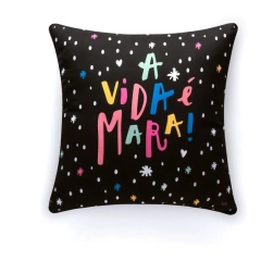 Capa Almofada 40x40 A Vida é Mara