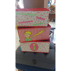 O Pequeno Príncipe - Organizador Patchwork Conjunto c/3 na internet