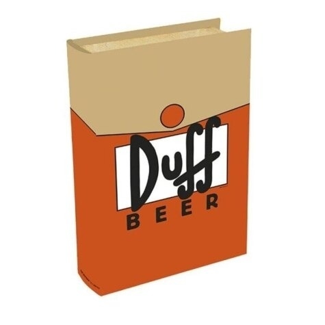 Livro Caixa - Simpsons Duff