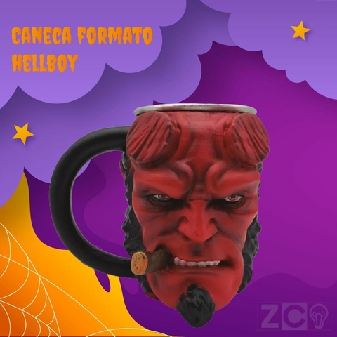 Caneca Formato Hellboy
