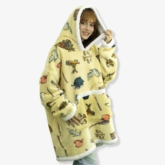 Cobertor c/Manga Hoodie - Harry Potter Icons 10072589 - Maga's Store