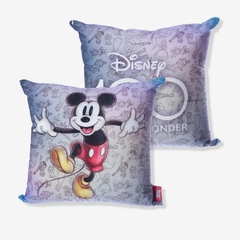 ALMOFADA VELUDO 40X40 MICKEY DISNEY 100 ANOS