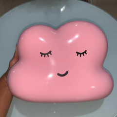 Nuvem Decorativa Laqueado Rosa na internet