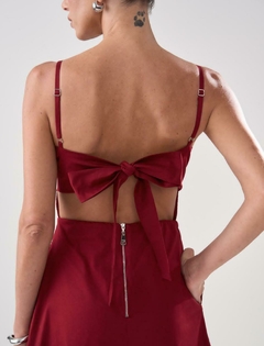 Vestido Raiany Vinho na internet