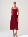 Vestido Raiany Vinho