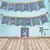 Imagen de 1 banderín, "Feliz cumple" + 2 figuras personalizado (17x13cm c/pieza) COMPRA MINIMA 1 UNIDAD