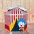 10 Cajitas Carpa GRANDE Payaso Plim Plim 3D personalizadas (16x14x16)