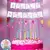 1 banderín, "Feliz cumple" + 2 figuras personalizado (17x13cm c/pieza) COMPRA MINIMA 1 UNIDAD en internet