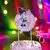 1 Topper para torta personalizado 18.8x18.8cm