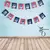1 banderín, "Feliz cumple" + 2 figuras personalizado (17x13cm c/pieza) COMPRA MINIMA 1 UNIDAD