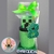 1 Vaso 3D Premium Minecraft, con nombre y edad del/la homenajead@ (26x10x10cm) - comprar online