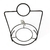 Suporte Marrom Ferro Para Pratos - comprar online