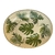 Apoio Ornamental Oval Folhas Verdes - comprar online