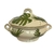 Terrina Oval Folhas Verdes