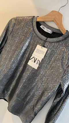SWETER METALIZADO ZARA