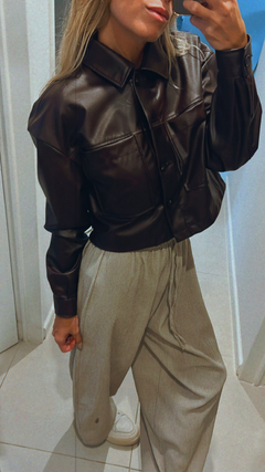 JACKET ECOCUERO ZARA - tienda online