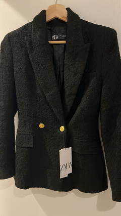 BLAZER HOMBRERAS TEJIDO ZARA