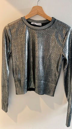 SWETER METALIZADO ZARA - comprar online