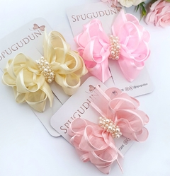 Laço Bibiana em organza (Unidade) - comprar online