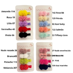 Hair clips pompom (Parzinho) - loja online