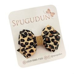 Laço Manuela animal print (Unidade)