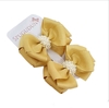 Laço Maria Júlia gorgurão e organza (Unidade)