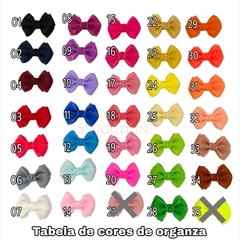 Imagem do Laço Mili Pomposo Gorgurao e organza (Unidade)