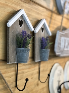 Cabideiro Vasinho Flor Lavanda na internet