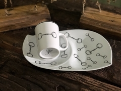 Kit Caneca com Bandeja Bridões