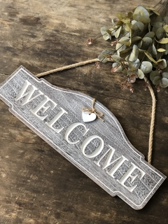 Placa Welcome