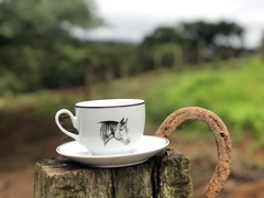 Xícara e Pires Equus Caballus