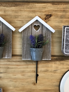 Cabideiro Vasinho Flor Lavanda - comprar online