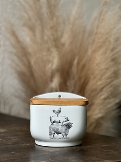 Saleiro Rooster+Pig+Cattle