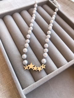 Collar Estrellas y Perlas AQ - comprar online