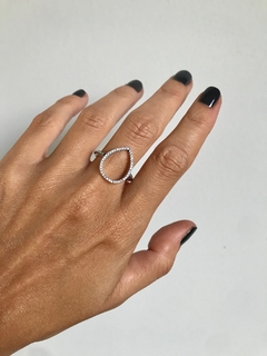 Anillo Gota Cubic