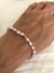 Pulsera cristal rosa pastel combinada