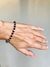 Pulsera cristal negra combinada - comprar online